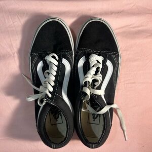 Vans Classic Black and White Shoes